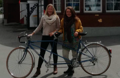Michaela Pfister (links) und Leonie Tyshing (rechts)