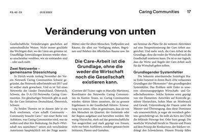 Veränderung von unten, von Ruedi Winkler